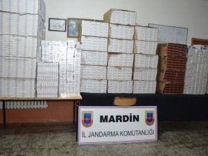 Mardin’de 4 Günde 82 Bin 975 Paket Kaçak Sigara Ele Geçirildi