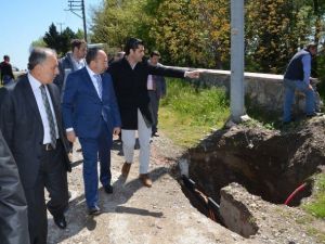 Üzülmez, Heyelan Bölgesinde İnceleme Yaptı