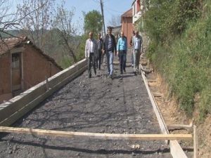 Başkan Şahin Taşbaca Mahallesindeki Çalışları Yerinde İnceledi