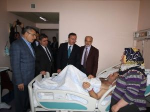 Yüce İle Cesur’dan Hastalara Ziyaret