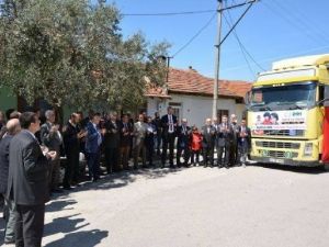 Karacabey İHH’dan Suriye’ye 8. Tır