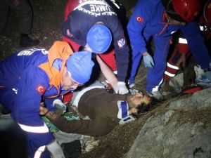 Yürüyüşte Yaralanan Kampçıları UMKE Ve Jandarma Kurtardı