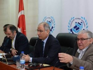 İçişleri Eski Bakanı Efkan Ala, Erzurum Ticaret Borsası’ndaydı