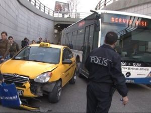 Başkent’te Trafik Kazası