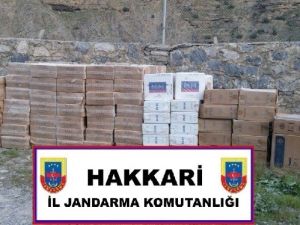 Hakkari’de Kaçak Sigara Operasyonu