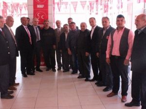 Milliyetçi Hareket Partisi, Özbağ Kasabasında Seçim Bürosu Açtı