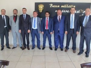 Kosb Başkan Adayı Nursaçan’dan Gazeteciler Cemiyetine Ziyaret