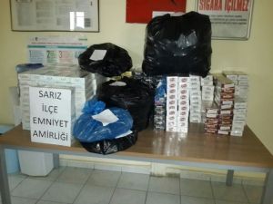 Aracın Arka Tamponuna Gizlenmiş 4 Bin 390 Paket Kaçak Sigara Ele Geçirildi