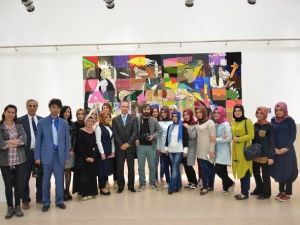 Görsel Sanatlar Eğitimi Sergisi Açıldı