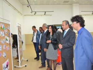 Görsel Sanatlar Eğitimi Sergisi Açıldı