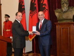 Prof.dr. Ersöz Ve Prof.dr Eren’e Arnavutluk Devlet Nişanı