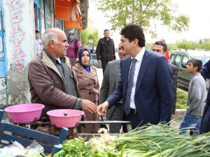 AK Parti Milletvekili Adayları Ve Fadıloğlu Esnafı Ziyaret Etti
