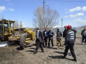 Palandöken Belediyesi Köylerde Kilit Taşı Çalışmalarına Start Verdi