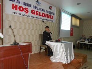 Tunceli’de Genç Sada Kur’an-ı Kerim’i Güzel Okuma Bölge Yarışması Düzenlendi