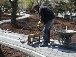 Odunpazarı Belediyesi Ekipleri Bilgi Parkı’nı Yeniledi
