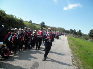 Sorgunlu İzciler Dedeciğim Ben Geldim Sloganıyla Çanakkale’ye Yürüdü