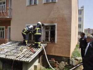 Seydişehir’de İki Katlı Binada Yangın Korkuttu