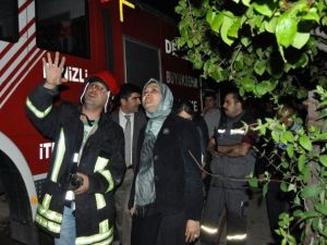 AK Partili Dalbudak, Evi Yanan Vatandaşın Yanında