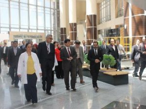 Tkhk Başkanı Çukurova Yeni Hastaneyi İnceledi