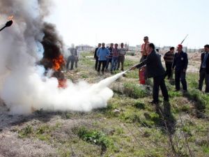 KMÜ’de Yangın Tatbikatı