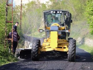 Maçka’da Asfalt Atılımı