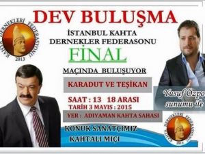 2015 Yılı Futbol Turnuvalarının Final Maçı Kahta’da Yapılacak