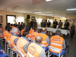 Başkan Tiryaki Temizlik Personeliyle Buluştu