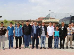 Başkan Tahmazoğlu’ndan Suç Mağduru Gençlere Ziyaret