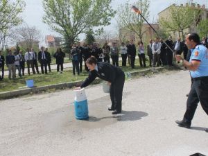 Polatlı Emniyeti’nde Yangın Tatbikatı