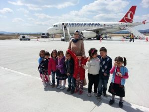 Öğrenciler, Kastamonu Havalimanını Gezdi