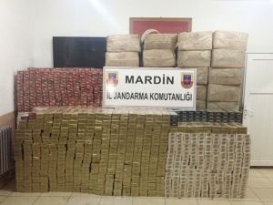 Mardin’de 41 Bin 340 Paket Kaçak Sigara Ele Geçirildi