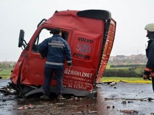 TEM’de Yaşanan Tır Dehşeti Amatör Kamerada