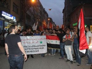 Suriye Eylemine Polisten Müdahale