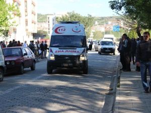 Çan’da Trafik Kazası; 1 Yaralı