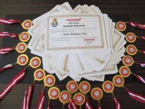 Cumhuriyet Ortaokulu’na Resim Yarışmasında 21 Madalya