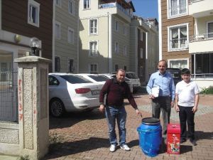 Sitelere Atık Yağ Ve Pil Kutusu