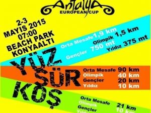 Antalya’da 2-3 Mayıs’ta Triatlon Bayramı Yaşanacak