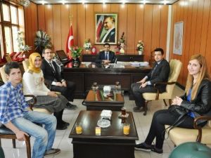 Sason Yolüstü Köyü Öğrencileri Milli Eğitim Müdürünü Ziyaret Etti