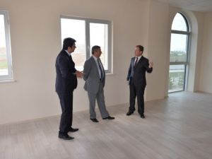 112 Acil Çağrı Merkezi İnşaatını İnceledi