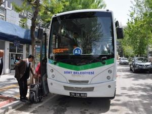 Siirt’te 865 Bin 537 Kişi Belediye Halk Otobüslerini Tercih Etti