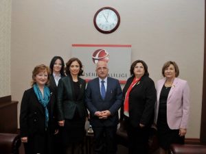 İş Ve Meslek Kadınları Derneği’nden Vali Tuna’ya Ziyaret