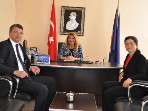 Başkan Turgut’tan Yüksekokul Müdürüne Ziyaret