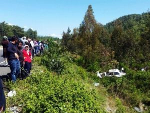 Araç Uçuruma Uçtu