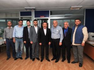 Başkan Doğan, Mehmet Çoban’ı Ziyaret Etti