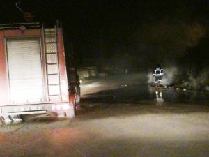 Aksaray’da Çöp Yangını Paniğe Neden Oldu