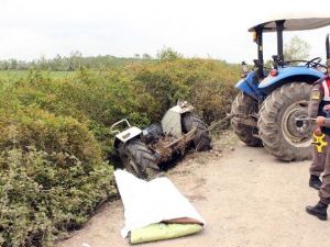 Samsun’da Traktör Su Kanalına Düştü: 1 Ölü