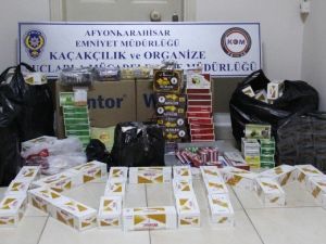 Afyonkarahisar’da "Kaçak Sigara" Operasyonu