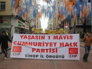 Sinop’ta 1 Mayıs Kutlamaları