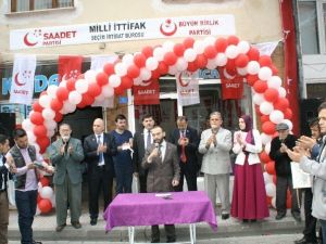 Devrek Saadet Partisi Seçim Ofisini Açtı