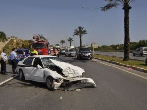 Manavgat’ta Trafik Kazası: 4 Yaralı